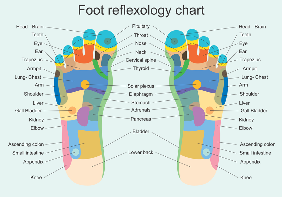 Foot massage therapy on sale
