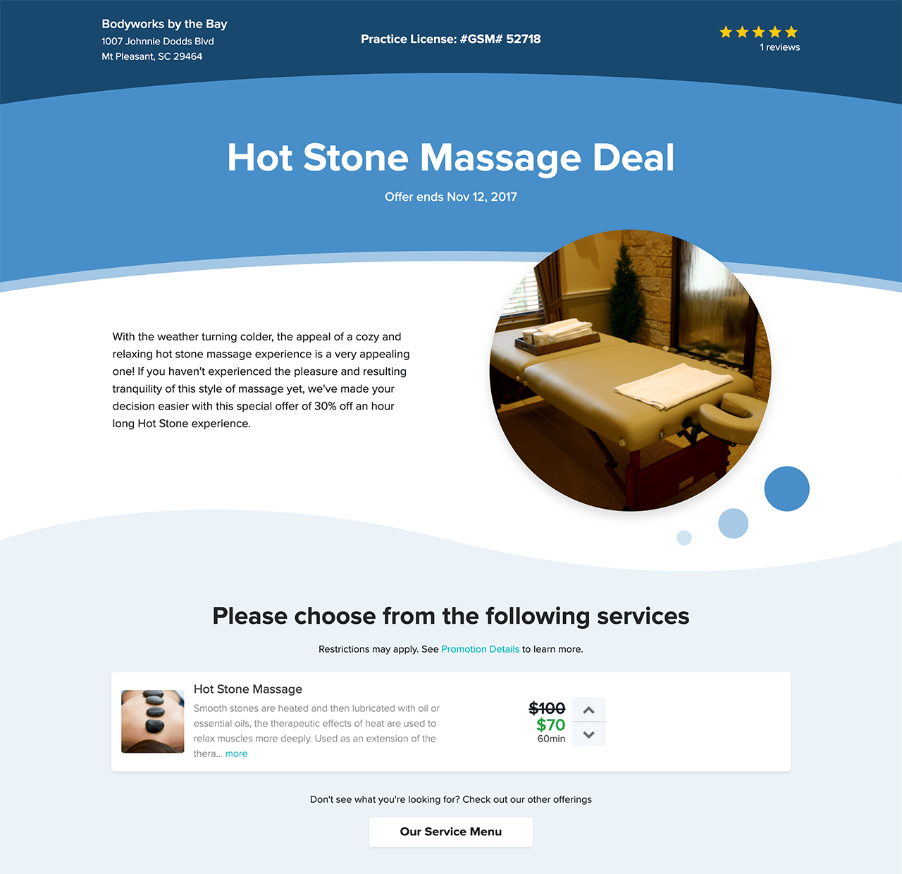 Massage Promotion Ideas