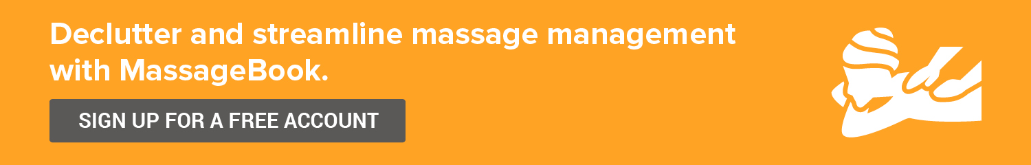 Click to sign up for a free MassageBook account to learn more about massage management.